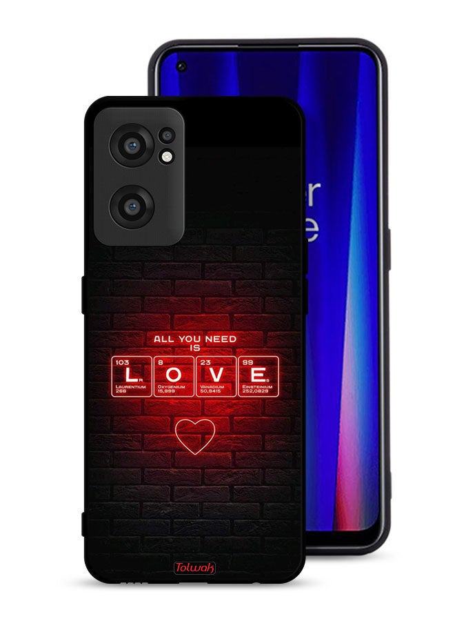 Tolwak OnePlus Nord CE 2 5G Protective Case Cover All You Need Is Love - Image 1