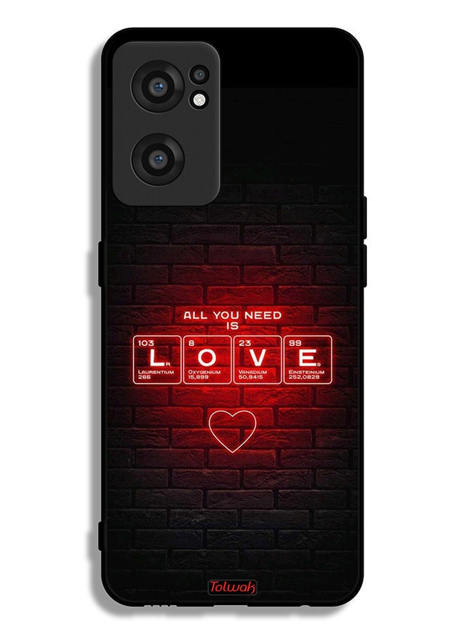 Tolwak OnePlus Nord CE 2 5G Protective Case Cover All You Need Is Love - Image 2