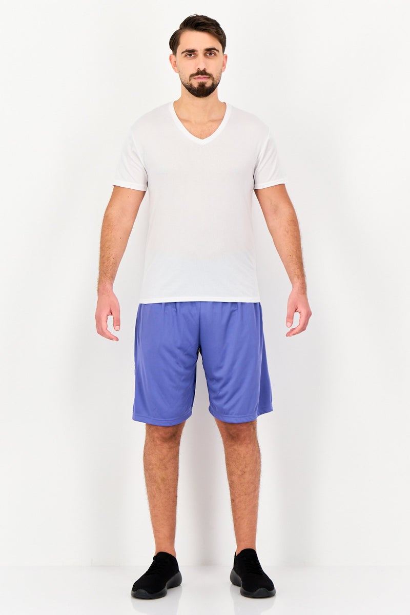 UNDER ARMOUR Men Loose Fit Training Shorts, Light Purple - Image 4