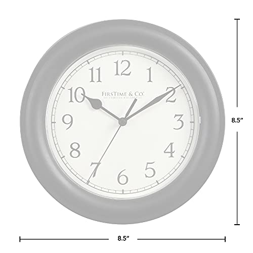 FirsTime & Co. Essential Wall Clock, Small, 8.5 in - Image 4