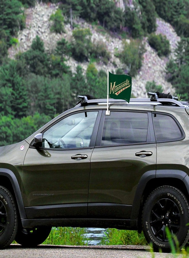 Rico Industries NCAA SEC Standard Double Sided Double Sided Car Flag - 16" x 19" - Strong Pole That Hooks onto Car/Truck/Automobile - Image 3