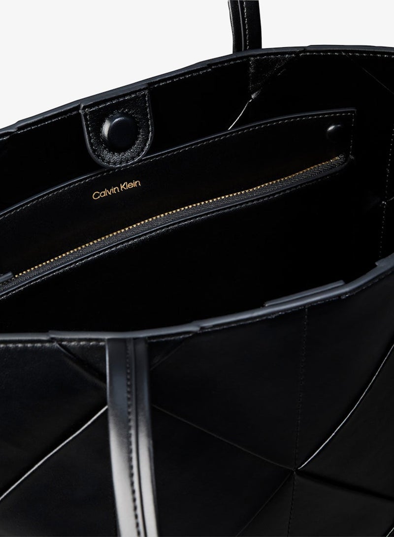 CALVIN KLEIN Woven Emblem Tote Bag - Image 4