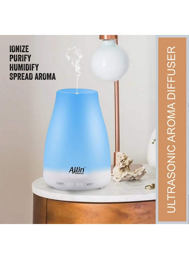 Allin Exporters Allin Exporters Plastic Aromatherapy Diffuser Essential Oil 4 In 1 To Purify, Ionize, Humidify&Spread Aroma Ultrasonic Humidifier Cool Mist With 7 Different Color Changing Led Lights (Dt-1508-C)  - Image 2