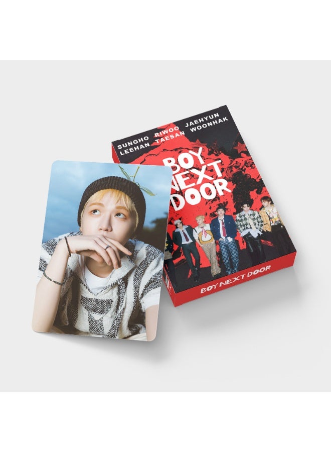 NIBEMINENT 30 قطعة بطاقات لومي كيبوب BOYNEXTDOOR لهدايا مجموعة المعجبين - Image 3