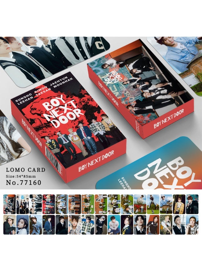 NIBEMINENT 30 قطعة بطاقات لومي كيبوب BOYNEXTDOOR لهدايا مجموعة المعجبين - Image 1