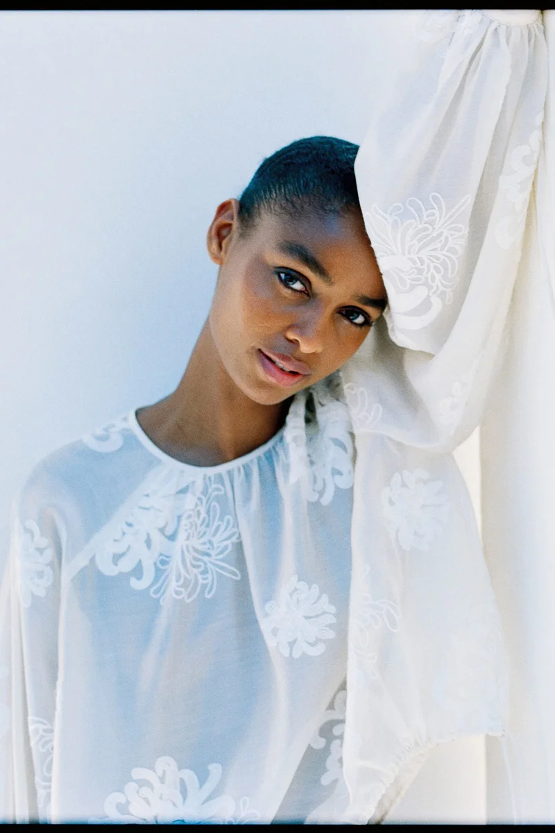 H&M Embroidered Blouse
