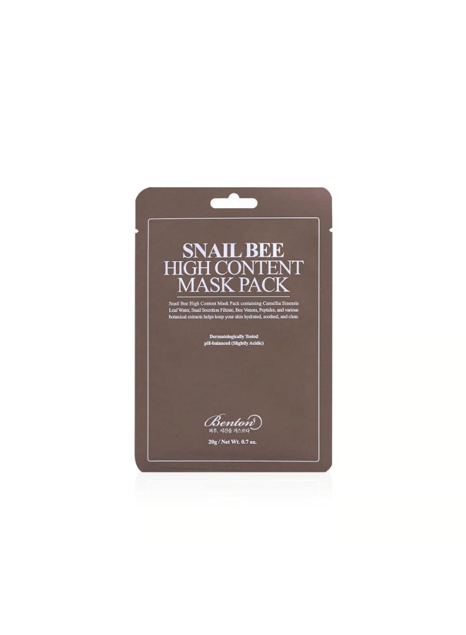 Benton Snail Bee High Content Mask 20g - Image 1