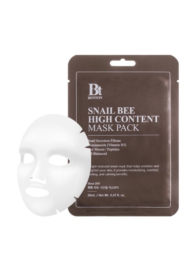 Benton Snail Bee High Content Mask 20g - Image 4