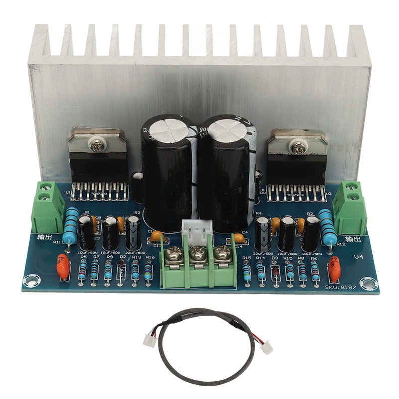 TDA7293 100W لوحة مكبر صوت فائق القوة ثنائي القنوات موديول لتقنية HiFi AV بجهد 12-32 فولت - Image 2