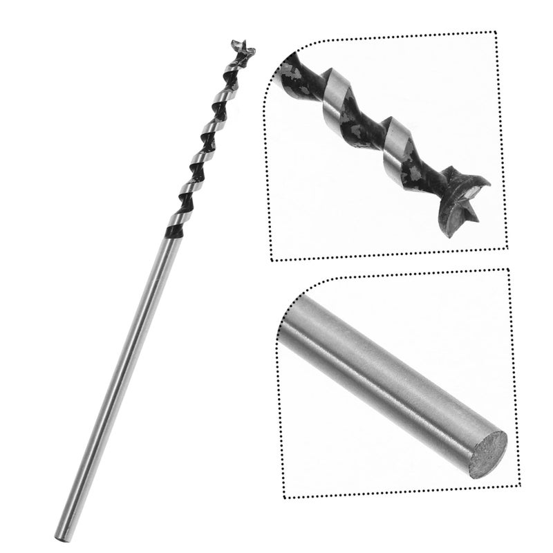 Unomor Mortising Chisel Drill Bit for Woodworking High Carbon Steel Hollow Design Quick Drilling Efficient Square Hole Bit 21.00X1.00X0.70CM for Electric Tools Projects - Image 5