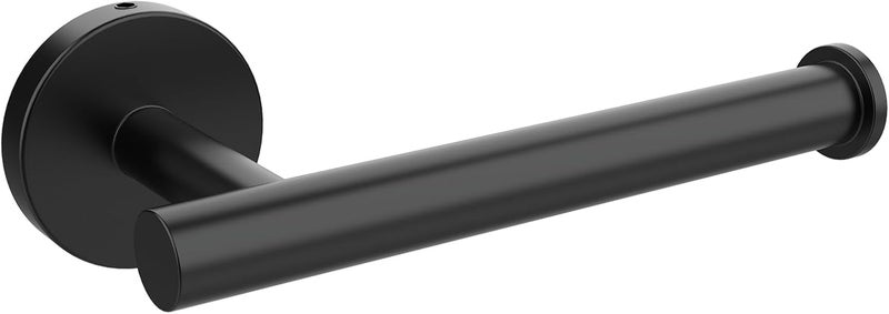 SetSail Toilet Paper Holder Wall Mount Screwin Matte Black Bathroom Toilet Paper Roll Holders Stainless Steel Tissue Holder for Bathroom Hardware Accessories Drill Hole