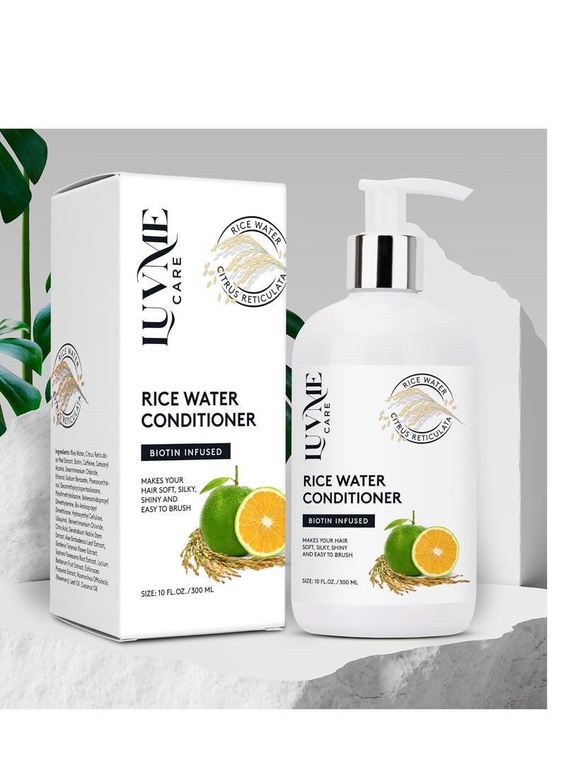 Luv Me Care Rice Water Hair Growth Conditioner 10 Fl Oz with Biotin, Improve Strength, Volume, and Shine, Deep Conditioning for Dry, Frizzy, or Curly Strands - pzsku/Z750DBADC5B8FC58C171AZ/45/_/1738727602/a19368d4-ad40-4a50-9de0-3d7b204f519f