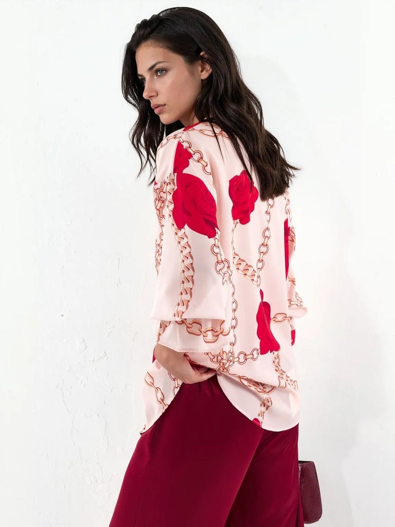 Jennyfer Printed Crepe Shirt - Image 3