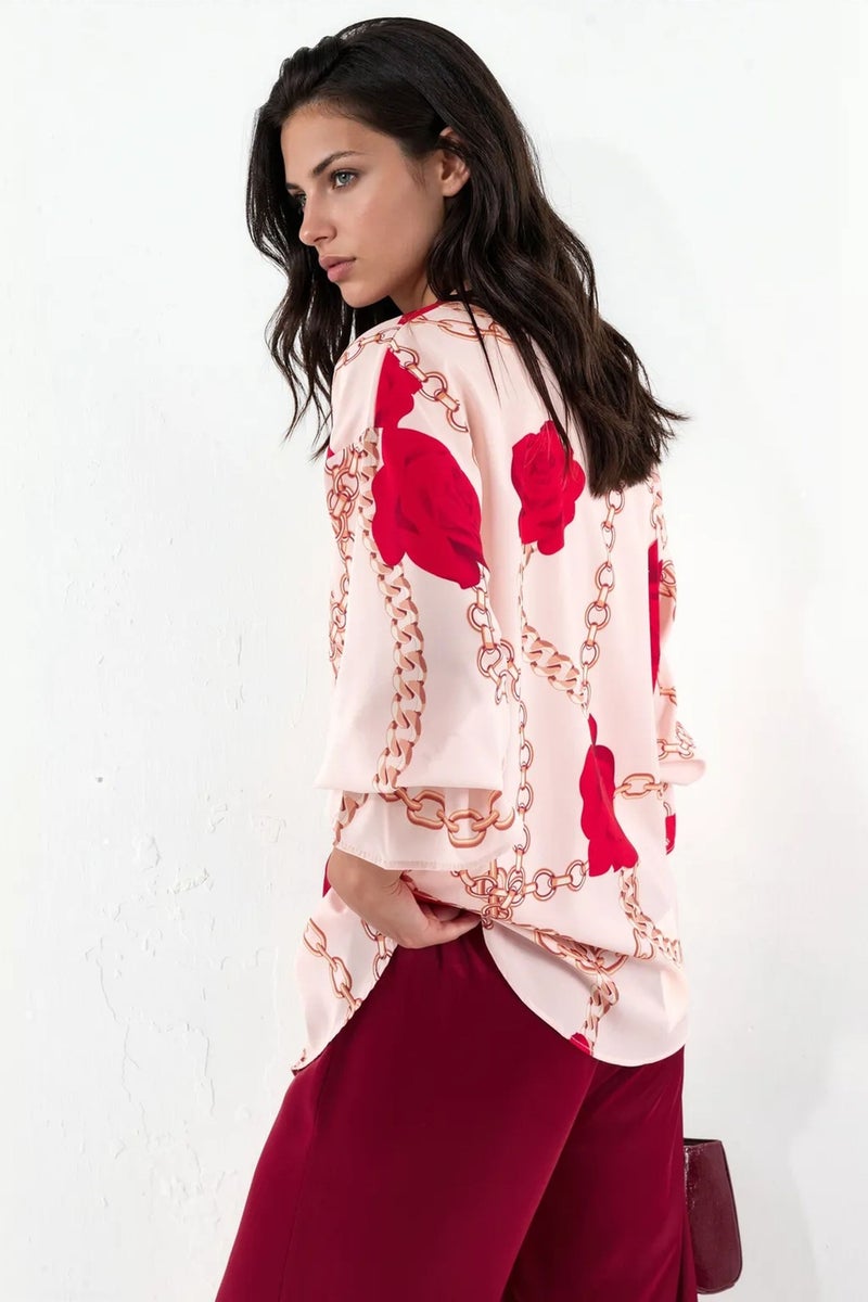 Jennyfer Printed Crepe Shirt - Image 3