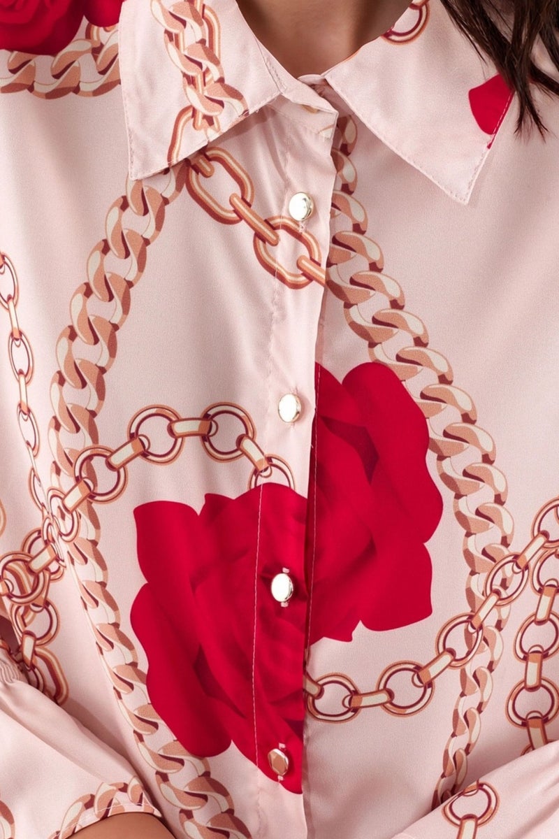 Jennyfer Printed Crepe Shirt - Image 5