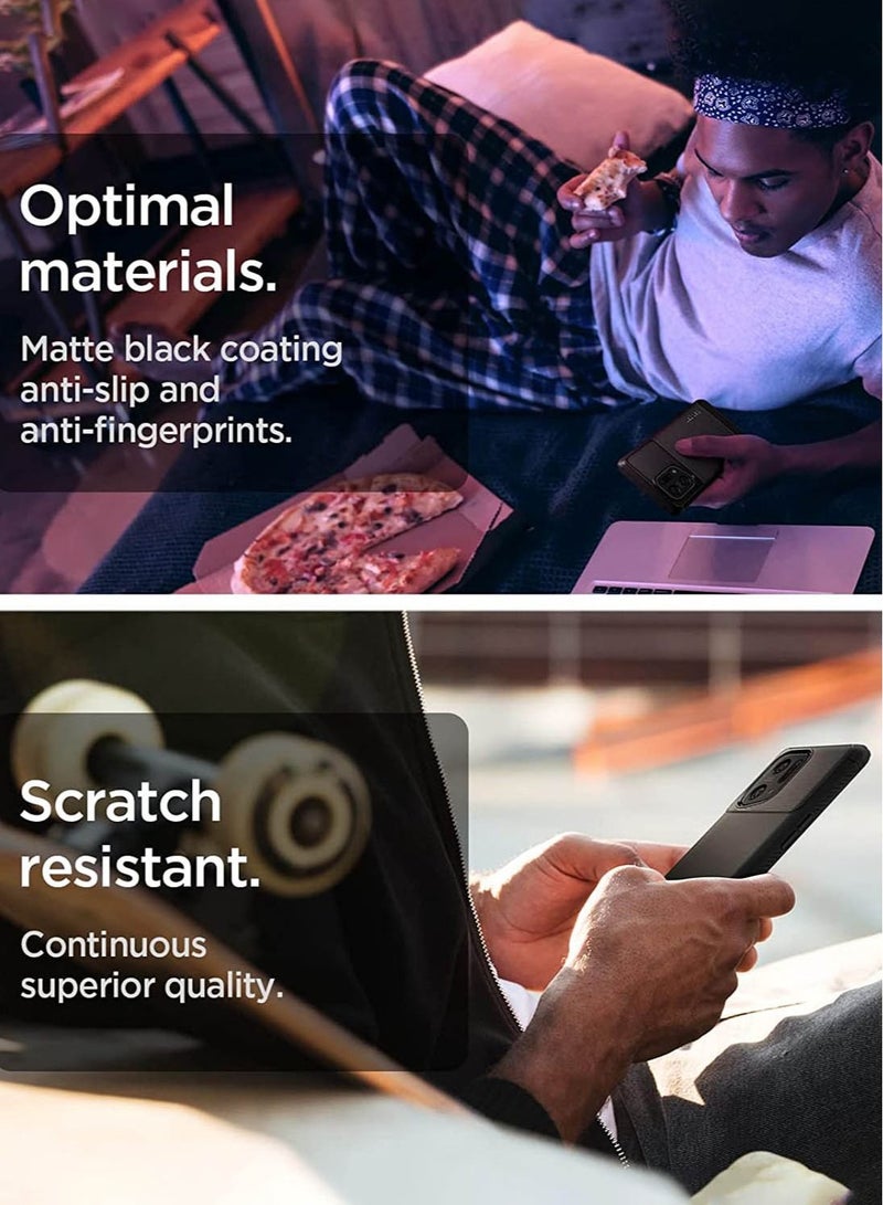 Spigen Rugged Armor Case Cover for Oppo Find X5 - Matte Black - Image 5