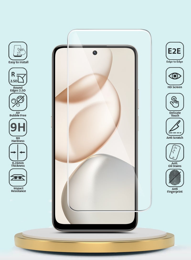 GMAX Honor 400 Smart 5G 2025 GMAX Premium Series Curved Edges 9H 2.5D Tempered Glass Screen Protector - Clear - Image 2