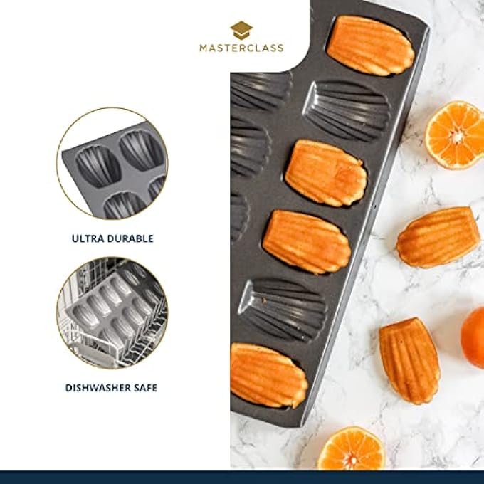 MASTERCLASS NonStick Twelve Hole Madeleine Pan 40x20cm Display Boxed - Image 5