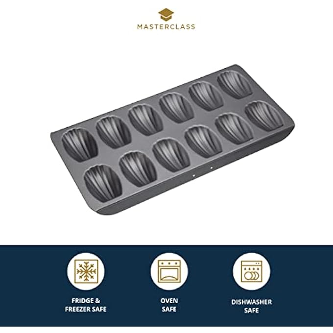 MASTERCLASS NonStick Twelve Hole Madeleine Pan 40x20cm Display Boxed - Image 4