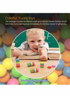 Y&D Arithmetic Cylindrical Toy Wooden Cubes Digital Cognition Kid Teaching Aids Math Educational Learning Toys Intelligence Brain Developing Cube  - Image 5