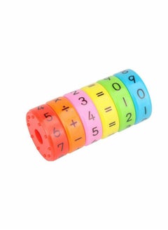 Y&D Arithmetic Cylindrical Toy Wooden Cubes Digital Cognition Kid Teaching Aids Math Educational Learning Toys Intelligence Brain Developing Cube  - Image 1