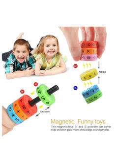 Y&D Arithmetic Cylindrical Toy Wooden Cubes Digital Cognition Kid Teaching Aids Math Educational Learning Toys Intelligence Brain Developing Cube  - Image 4