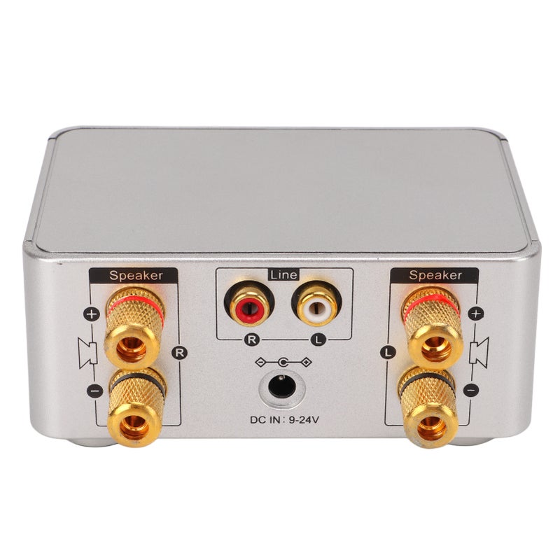 مضخم بلوتوث فضي ميني مضخم رقمي بلوتوث 5.0 مكبر صوت صوتي HiFi فئة مستقبل لاسلكي صوتي - Image 5