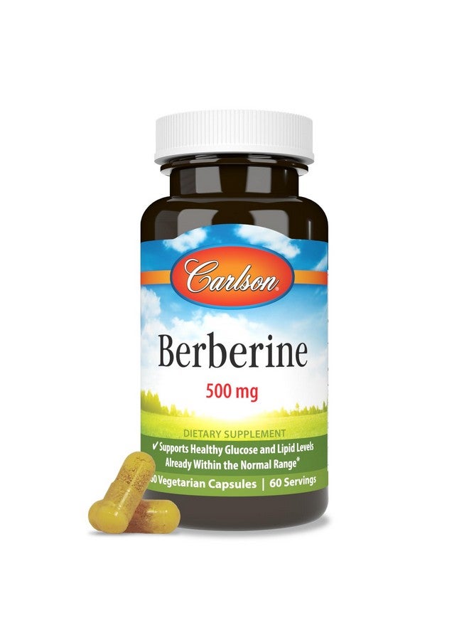 بيربرين، مستخلص من النباتات، مصدر مستدام من شجرة البرباريس، دعم الدهون، 60 كبسولة نباتية