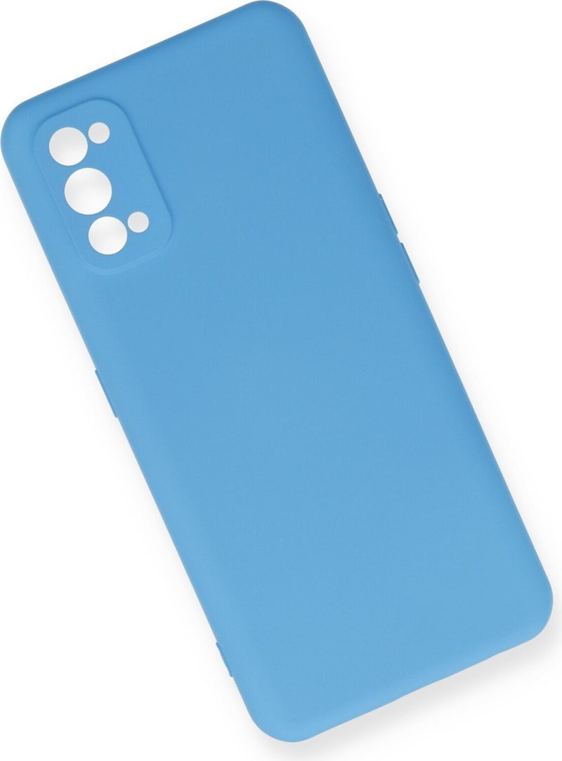 Bilişim Aksesuar IT Accessories Realme 7 Pro Case Nano Velvet Silicone Inside - Blue  - Image 4