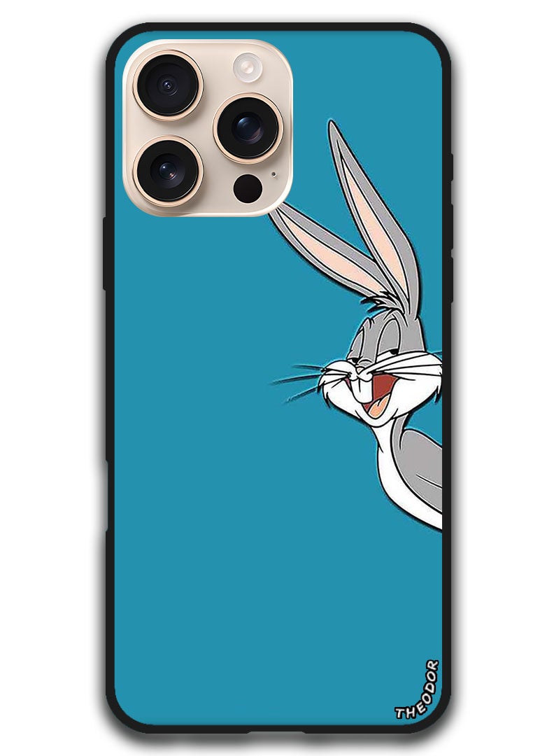 Theodor Protective Case Anti Scratch Shock Proof Bumper Cover For iPhone 16 Pro Max (6.9)-inch Bugs Bunny - Image 1