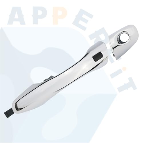 APPERFiT مقبض باب خارجي ذكي APPERFiT مع غطاء للباب الأمامي الجهة اليسرى للسائق بالكروم متوافق مع كيا سورينتو 2016 2017 2018 2019 2020 دخول بدون مفتاح بديل 82651-C5710 82652-C5010 - Image 3