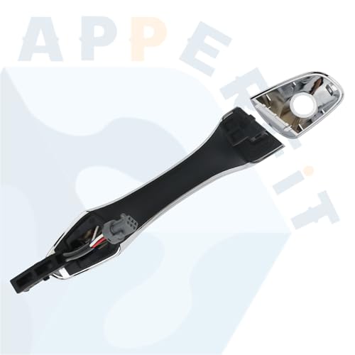 APPERFiT مقبض باب خارجي ذكي APPERFiT مع غطاء للباب الأمامي الجهة اليسرى للسائق بالكروم متوافق مع كيا سورينتو 2016 2017 2018 2019 2020 دخول بدون مفتاح بديل 82651-C5710 82652-C5010 - Image 4