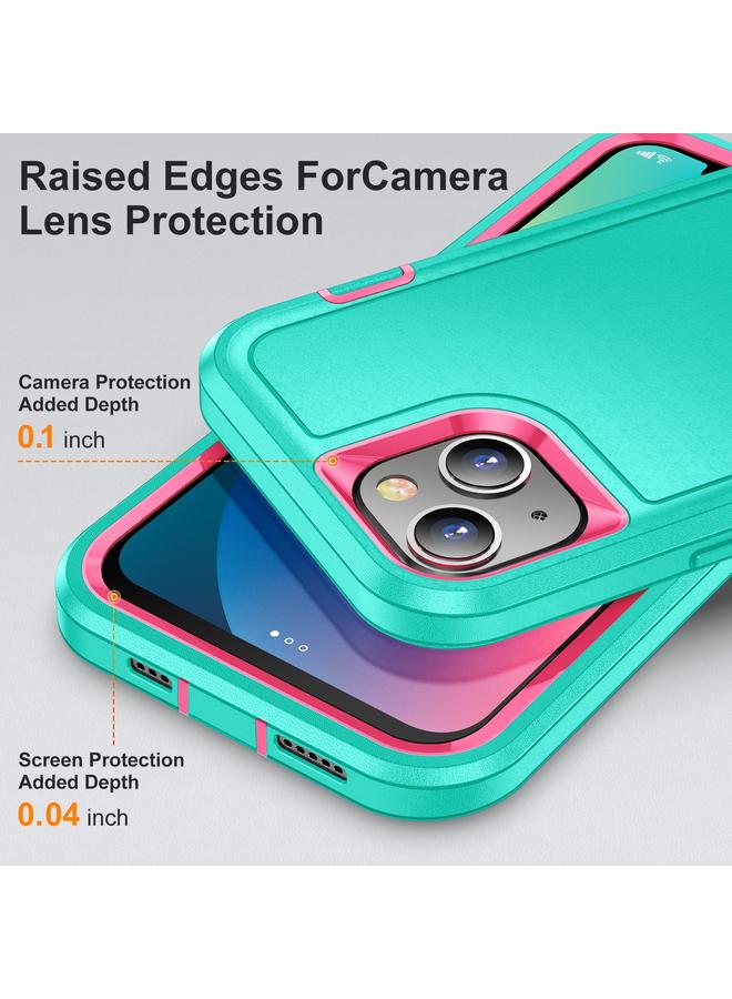 Zaboon Case For iPhone 13 3 in 1 Rugged Holder Phone Case - Image 5