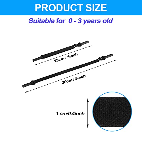lvvfit Baby Glasses Straps(5-8inch)-Adjustable Glasses Strap Sports Sunglasses Eyeglasses Holder Straps for Toddler and Infant-Eyewear Retainers for Boys and Girls age 0-3 years (4 pcs Multi color-2) - Image 3