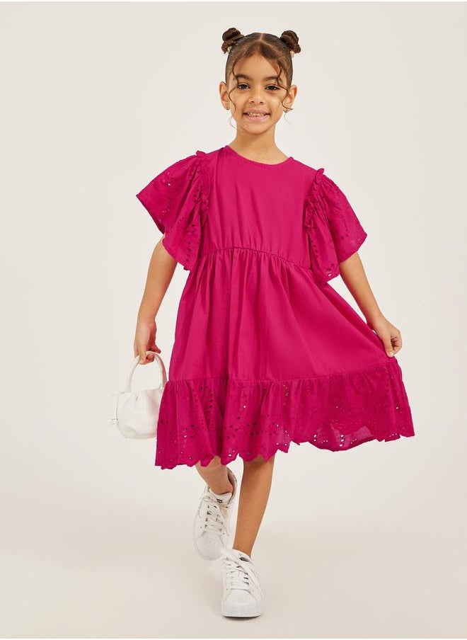 Styli Ruffle Sleeve Dress  - Image 1