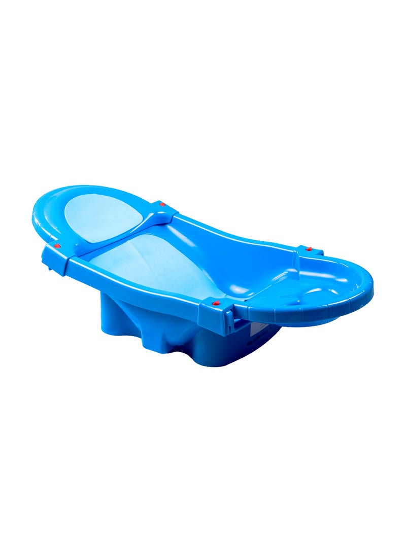 مولودي حوض استحمام للأطفال قابل للطي مع تصميم غير قابل للانزلاق وسدادة تصريف – محمول وقابل للتعديل ويوفر المساحة، مناسب للرضع والأطفال الصغار (0-3 سنوات)، خالٍ من BPA، مثالي للمساحات الصغيرة والسفر - Image 1