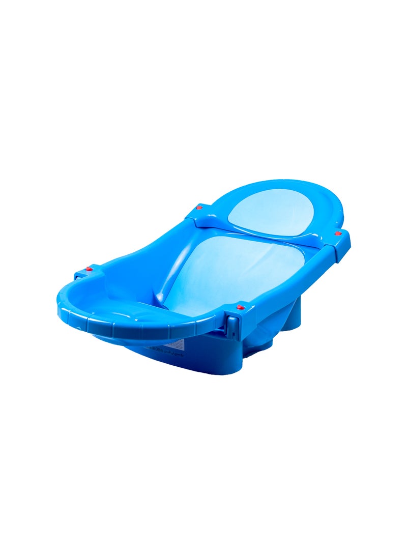 مولودي حوض استحمام للأطفال قابل للطي مع تصميم غير قابل للانزلاق وسدادة تصريف – محمول وقابل للتعديل ويوفر المساحة، مناسب للرضع والأطفال الصغار (0-3 سنوات)، خالٍ من BPA، مثالي للمساحات الصغيرة والسفر - Image 4