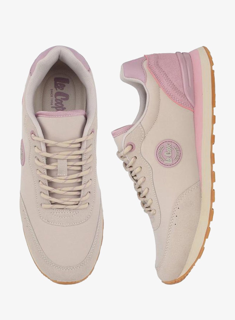 Lee Cooper Women Logo Lace-Up Ankle Sneakers - Image 1