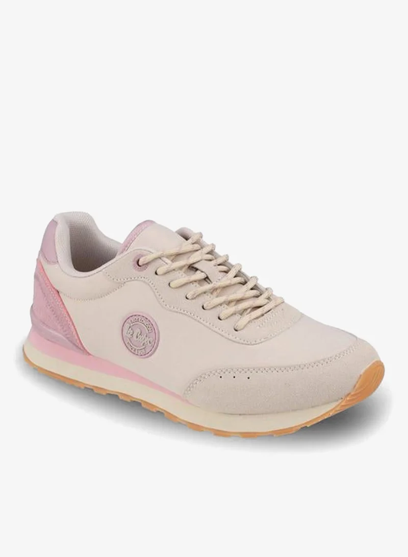 Lee Cooper Women Logo Lace-Up Ankle Sneakers