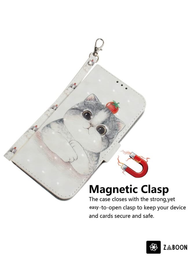 Green Tiger For Tecno Pova 3 LE7 3D Colored Horizontal Flip Leather Phone Case(Cute Cat)  - Image 4