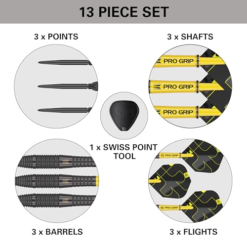 Target Darts Bolide Void 05 22G 90% Tungsten Swiss Point Steel Tip Darts Set - Image 5