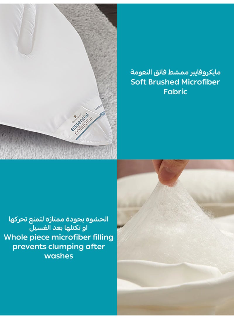 دوناتيلا طقم مفرش ريجنت قطعتين مقاس مفرد ونص 170 × 230 سم بحشوة ثابتة - Image 3