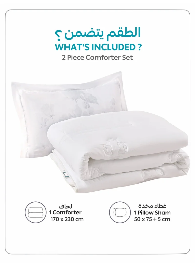 Donetella SINGLE - 2Pcs Bedding Comforter Set, Size 170x230 cm - 2-Pcs Digital  Quilted Bed Set, Microfiber Fabric - 1 Comforter And  1 Pillow Sham  | Best Price UAE