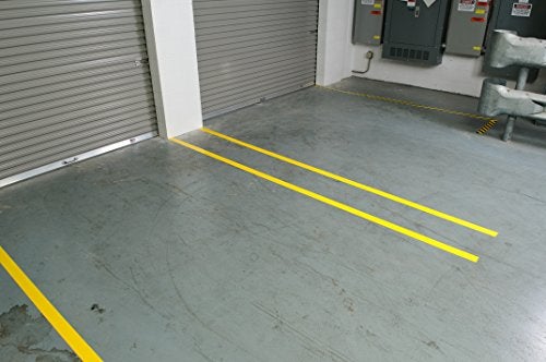 Brady-Y65247 Vinyl Aisle Marking Tape - Yellow, Abrasion Resistant Tape - 2" Width, 36 yards - Image 3