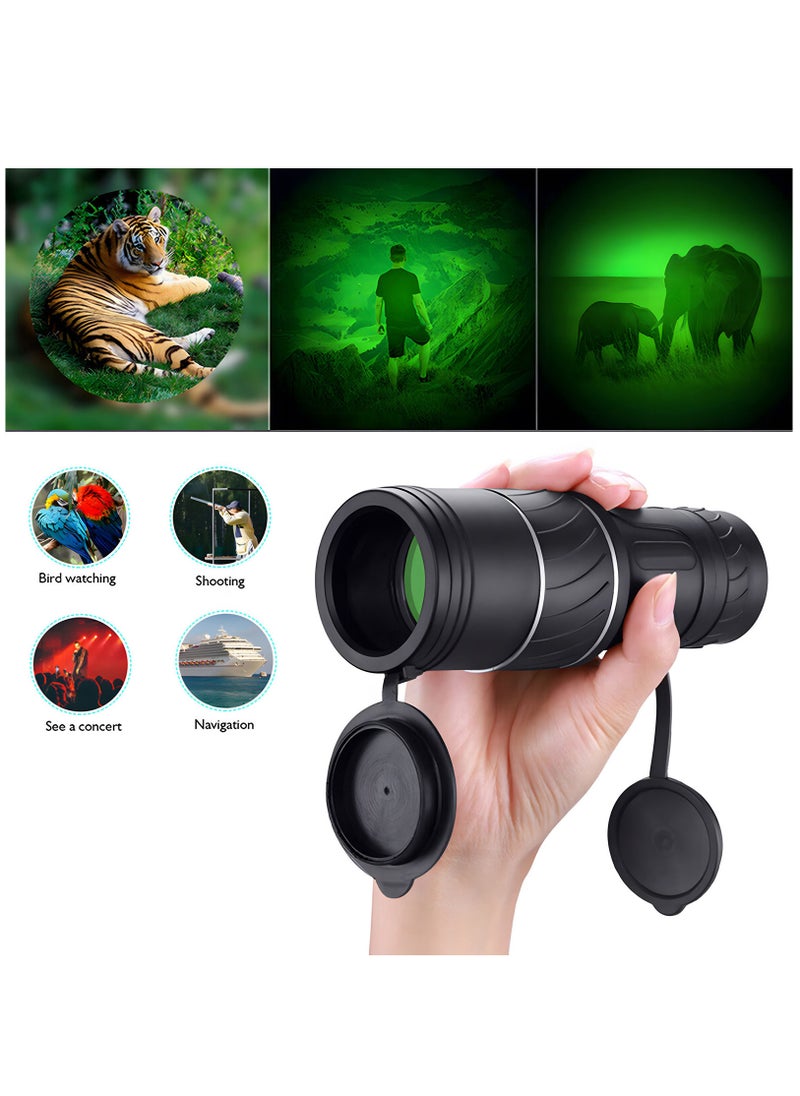 Generic - Monocular Telescope with Low Weak Light Night Vision BAK4 Prism High Power Waterproof Powerful - Image 1