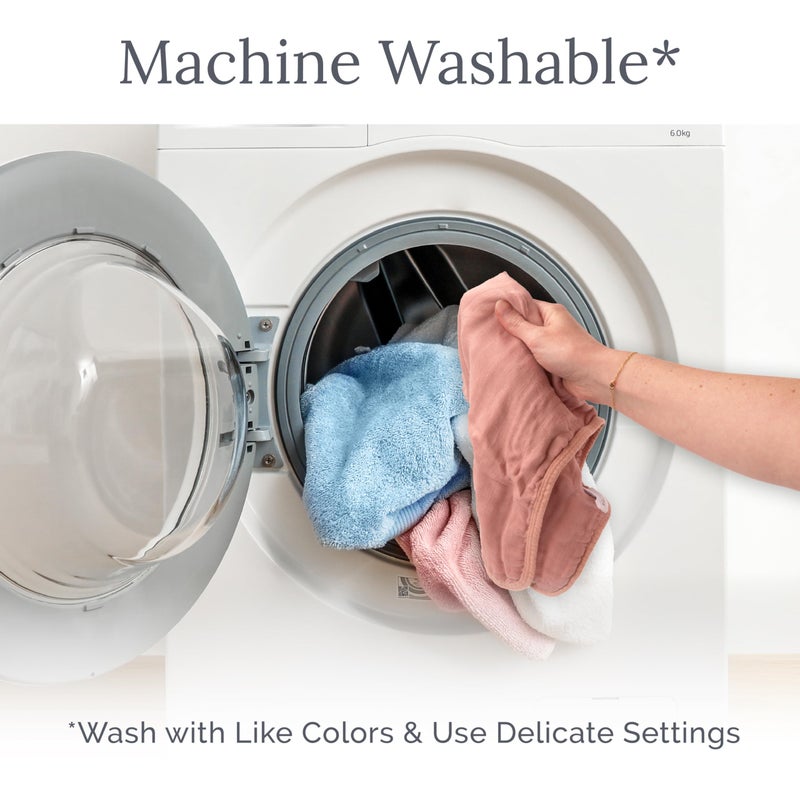 Natemia Muslin Burp Cloths for Baby Boys and Girls - Super Absorbent Baby Burp Cloths, Viscose Derived from Bamboo Cotton Baby Washcloths, 3-Pack Neutral Burp Cloths for Newborn, 21" x 11" - Image 5