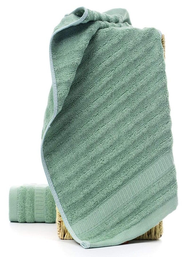 Mush Bamboo Hand Towels Set of 2 | 100% Bamboo Gym Towel for Men/Women Workout | Ultra Soft, Absorbent & Quick Dry Towel for Gym, Travel, Sports and Yoga | 40 X 60 cms | 600 GSM (Green) - Image 1