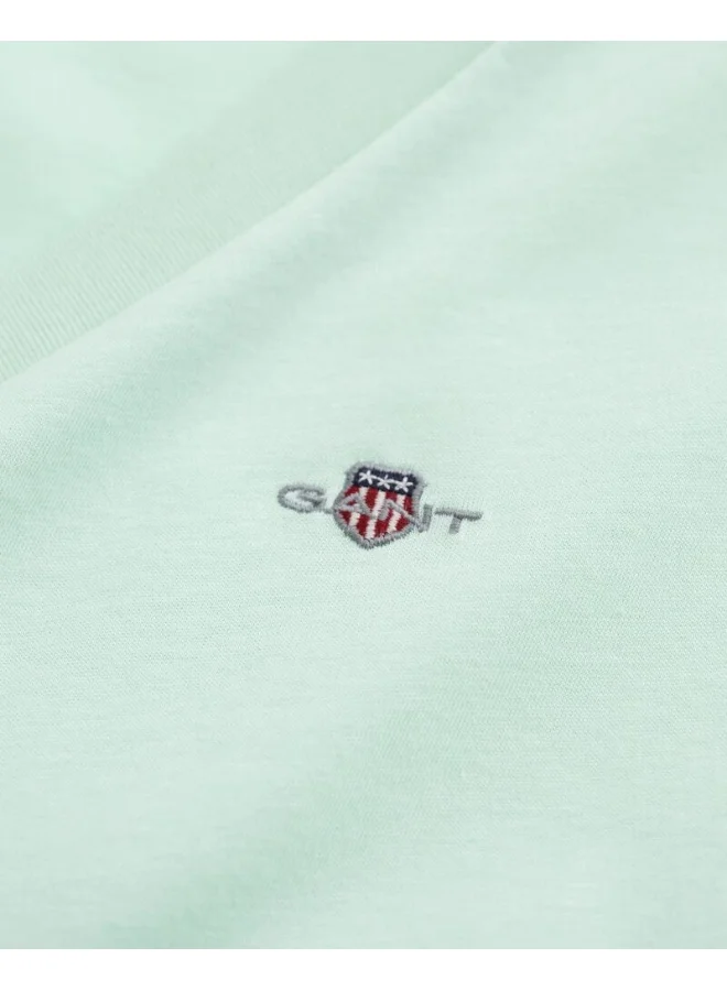 GANT Gant Regular Shield Ss V-Neck T-Shirt