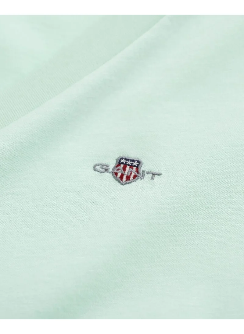 GANT Gant Regular Shield Ss V-Neck T-Shirt
