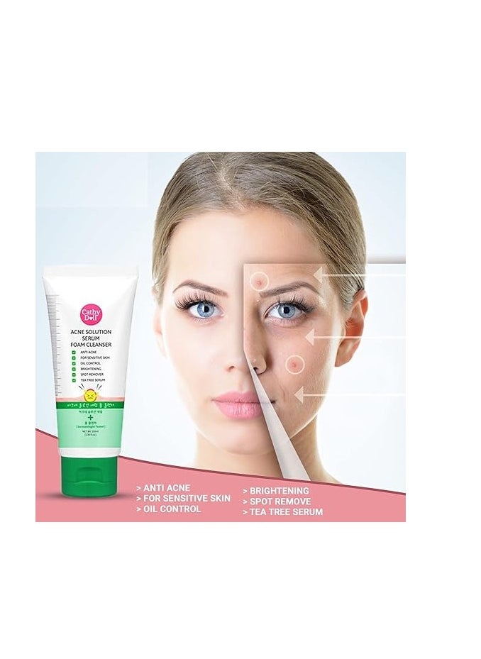 Cathy Doll CATHY DOLL ACNE SOLUTION SERUM FOAM CLEANSER 100ML  - Image 4